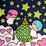 Sanrio Twin stars perfume bottle