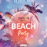 Beach Party Free PSD Flyer Template