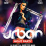Ladies Urban Night Party Free PSD Flyer Template