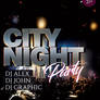 City Night Free PSD Flyer Templates