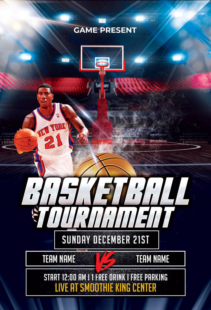Image 14 for 3 On 3 Basketball Tournament Flyer Template