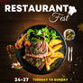 Restaurant Fest Free PSD Flyer Template