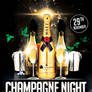 Champagne Night Free PSD Flyer Template