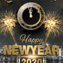 Happy 2020 New Years Free PSD Flyer Template