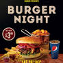 Burger Night Free PSD Flyer Template