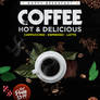 Coffe Delicious Free PSD Flyer Template