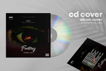 Fantasy CD Cover Free PSD Template