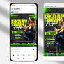 Friday Night Free Instagram PSD Template