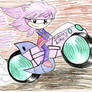 Sonia and her bike