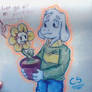 Asriel and flowey