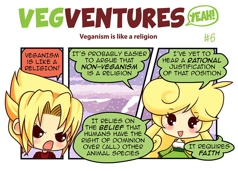 VV6: Veganism is like a religion