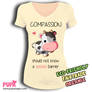 Vegan Compassion t-shirt - Cow design