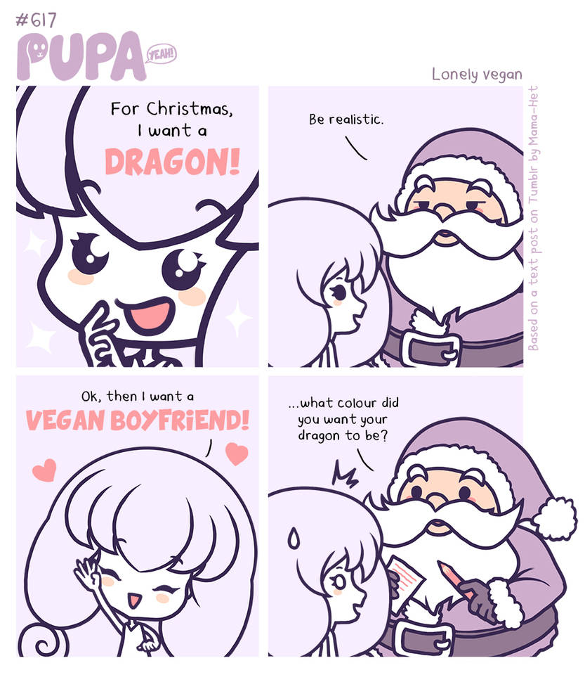 #617: Lonely vegan by Pupaveg #617: Lonely vegan by Pupaveg