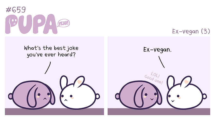 #659: Ex-vegan (3) by Pupaveg