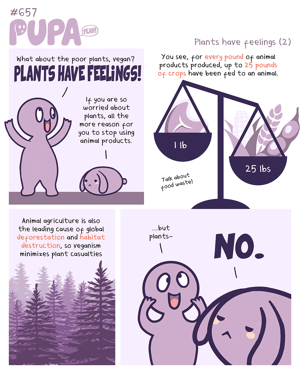 #657: Plants have feelings (2) by Pupaveg