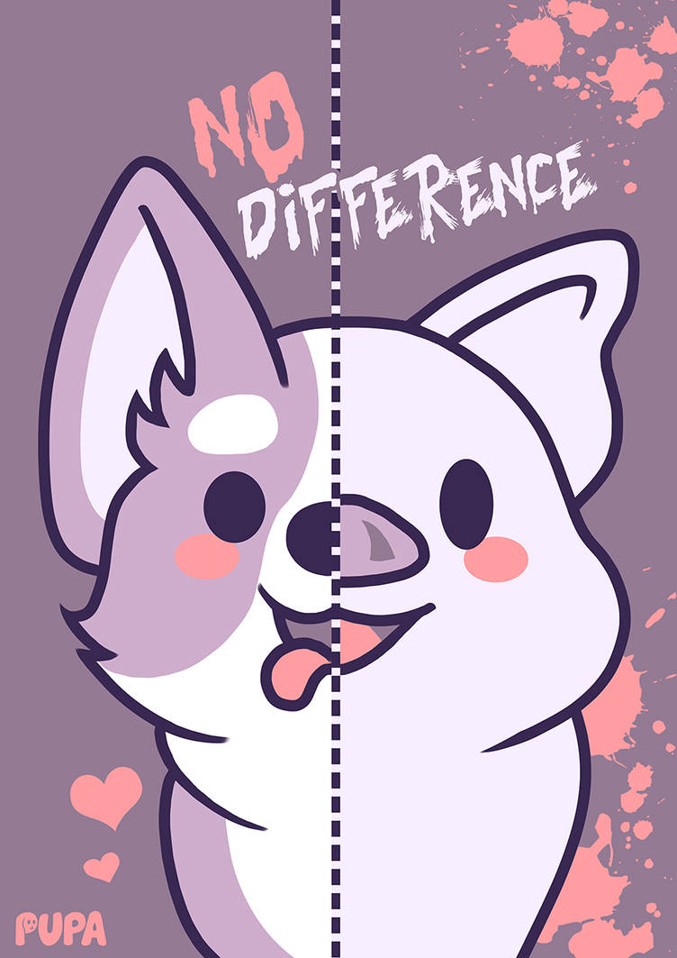 Pupa Vegan PURPLE - cover art - No difference by Pupaveg