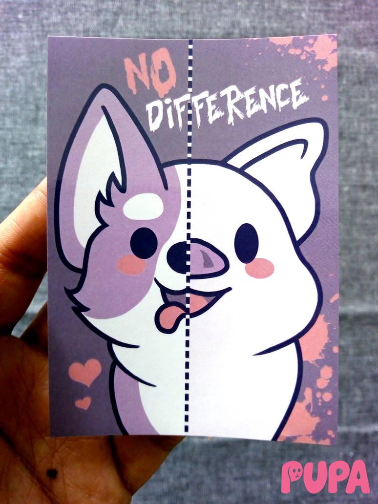 Sticker - No difference by Pupaveg