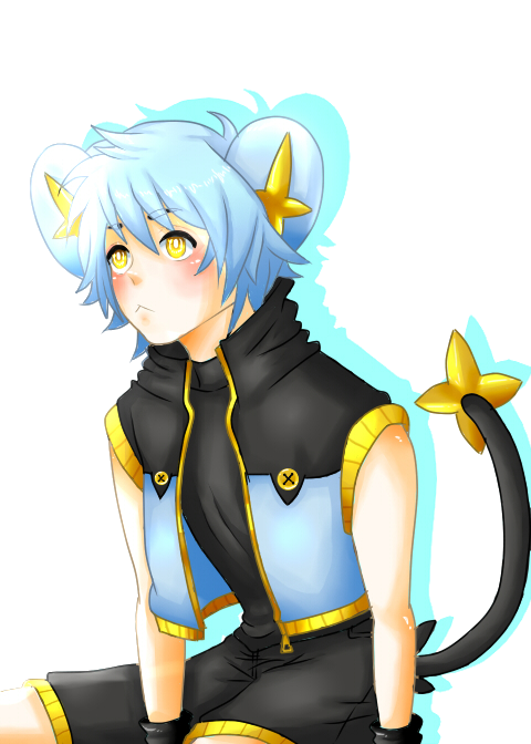 Shinx Human Shinx Gijinka .:No Back:. by Howlt on DeviantArt