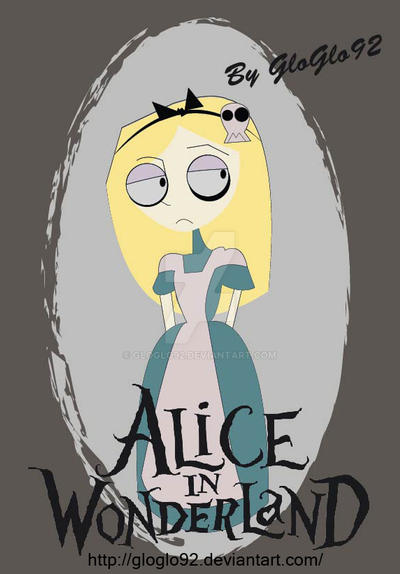 Alice IN Wonderland Tim Burton Style by GloGlo92