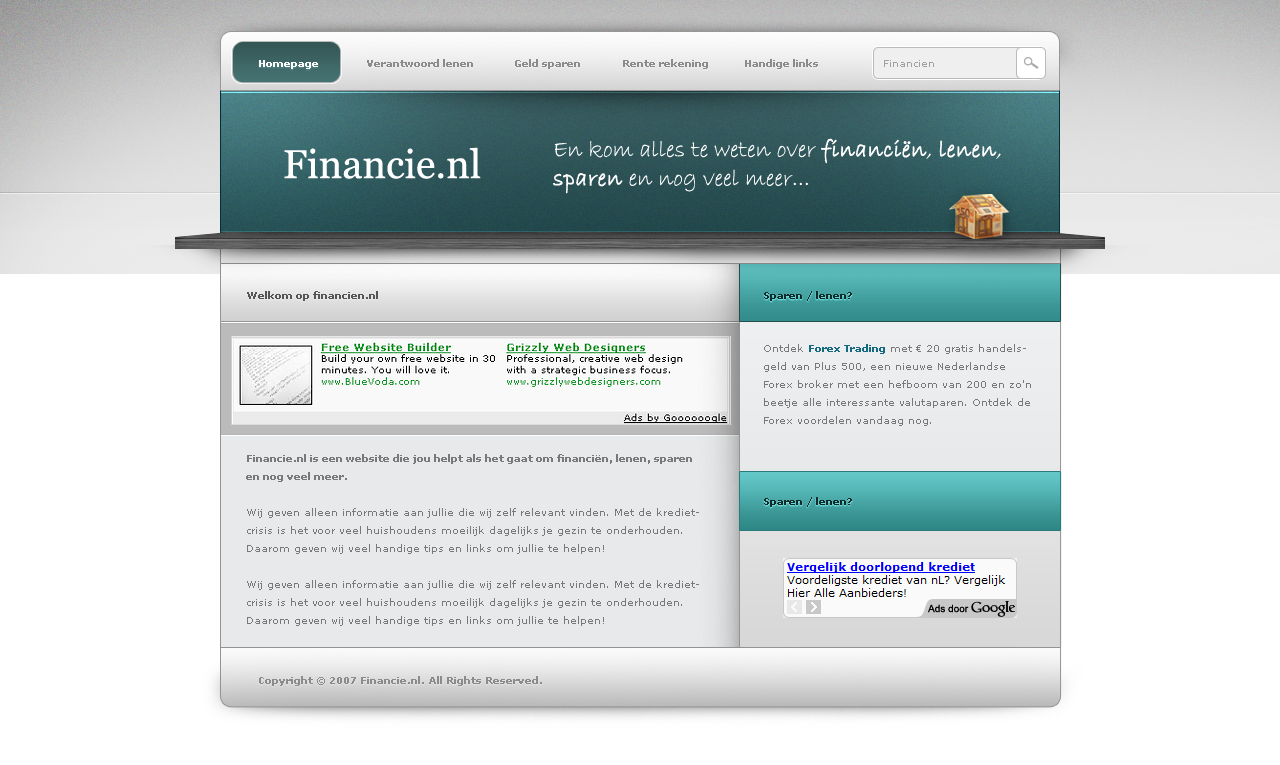 Financial webdesign