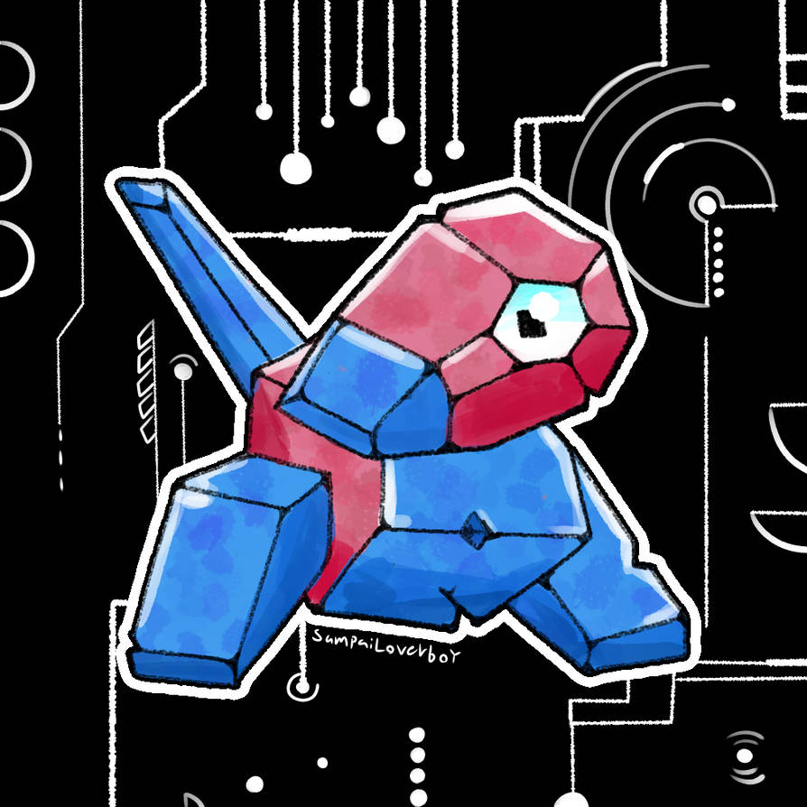 Porygon Computer Porygon by SampaiLoverboy on DeviantArt