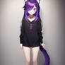 Emo purple cat girl (2)