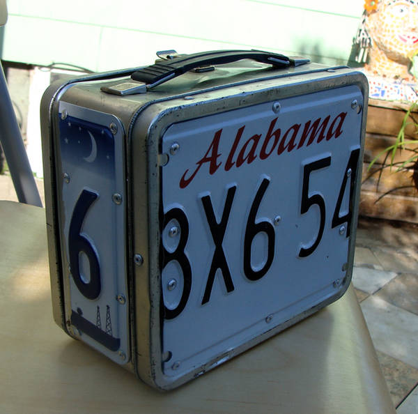 License Plate Lunch Box Alabam by aldosart