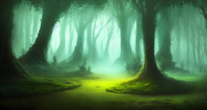 Fantasy Forest Day Background (3)