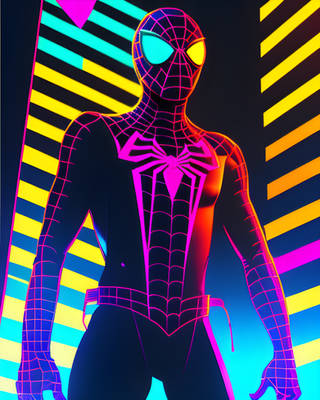 Synthwave Spiderman