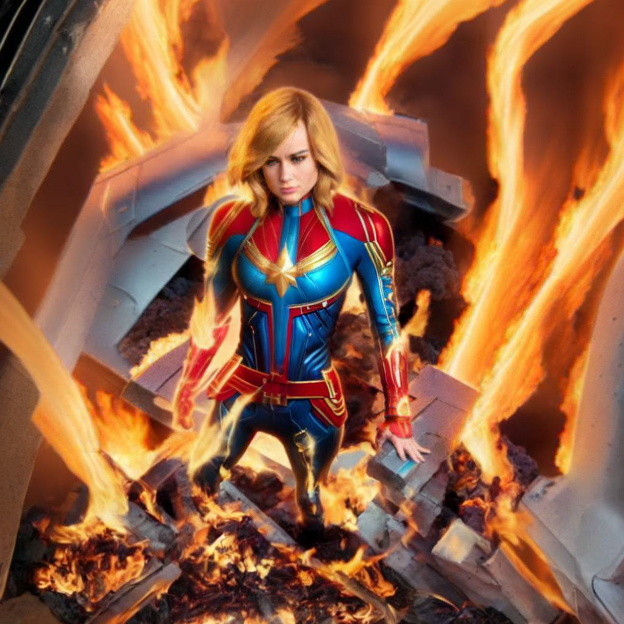 Captain Marvel: Crash by TheDardanian on DeviantArt