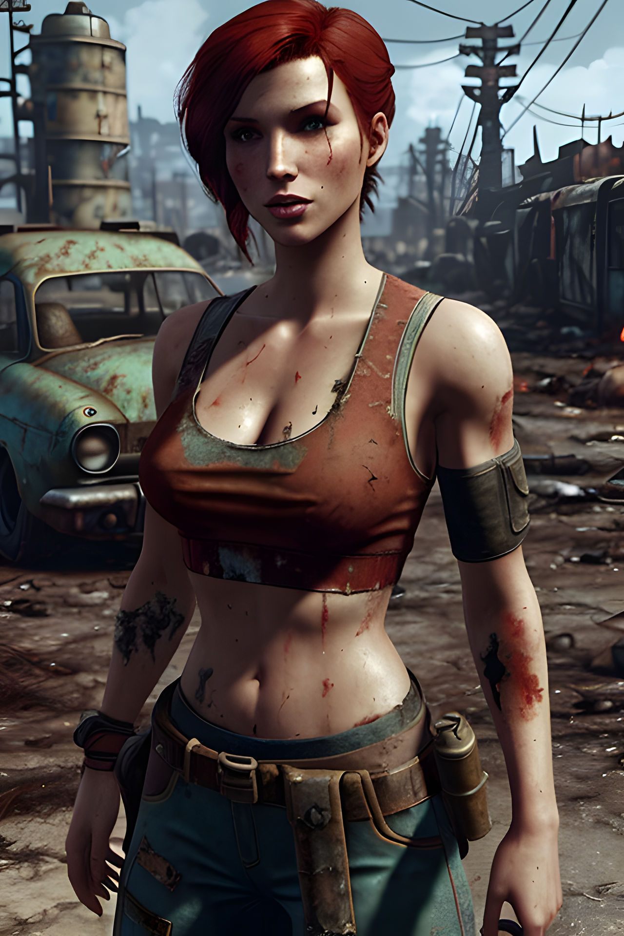 Cait (Fallout 4) by TheDardanian on DeviantArt