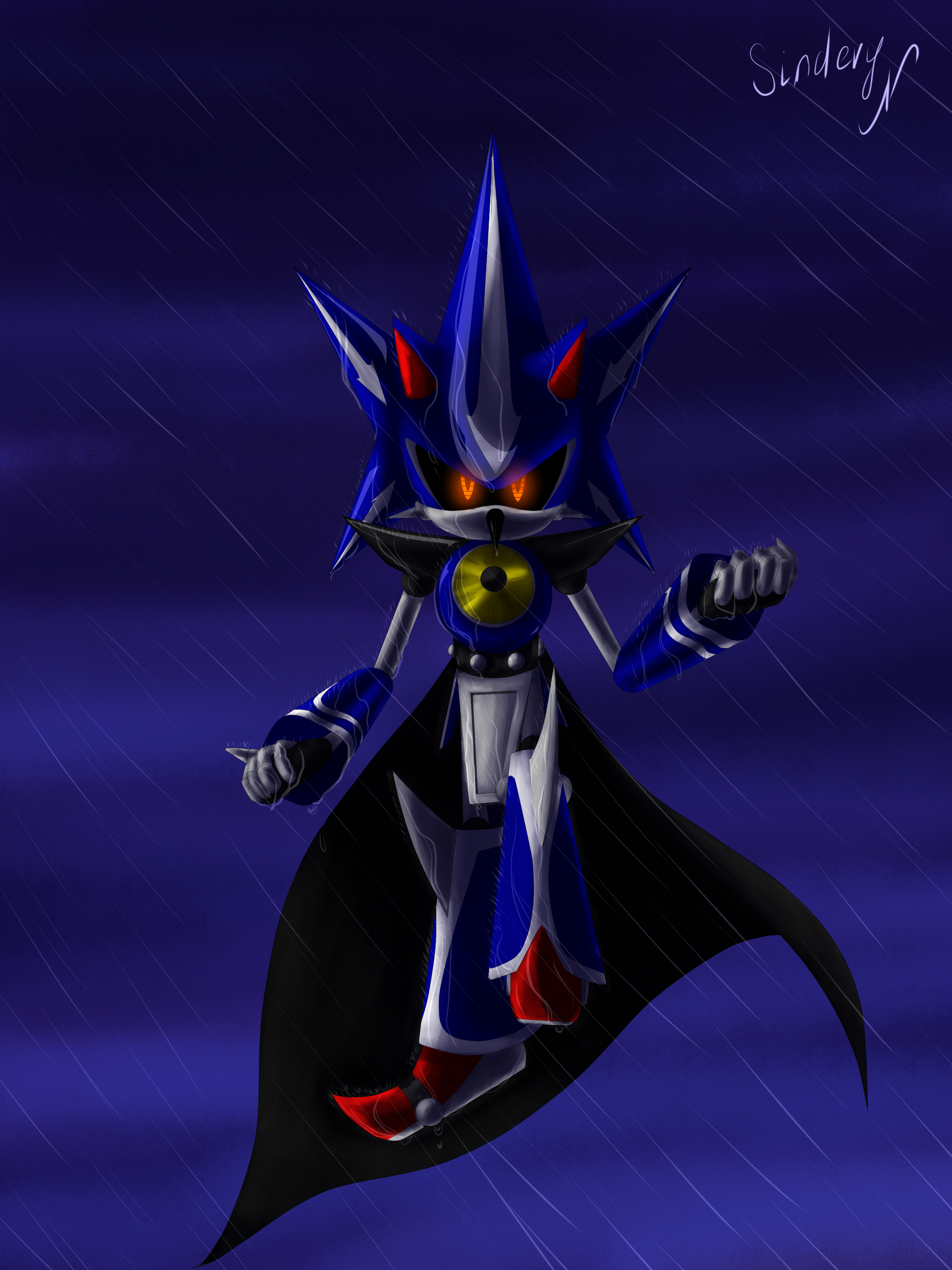 Neo metal sonic card by MechatheTecha on DeviantArt