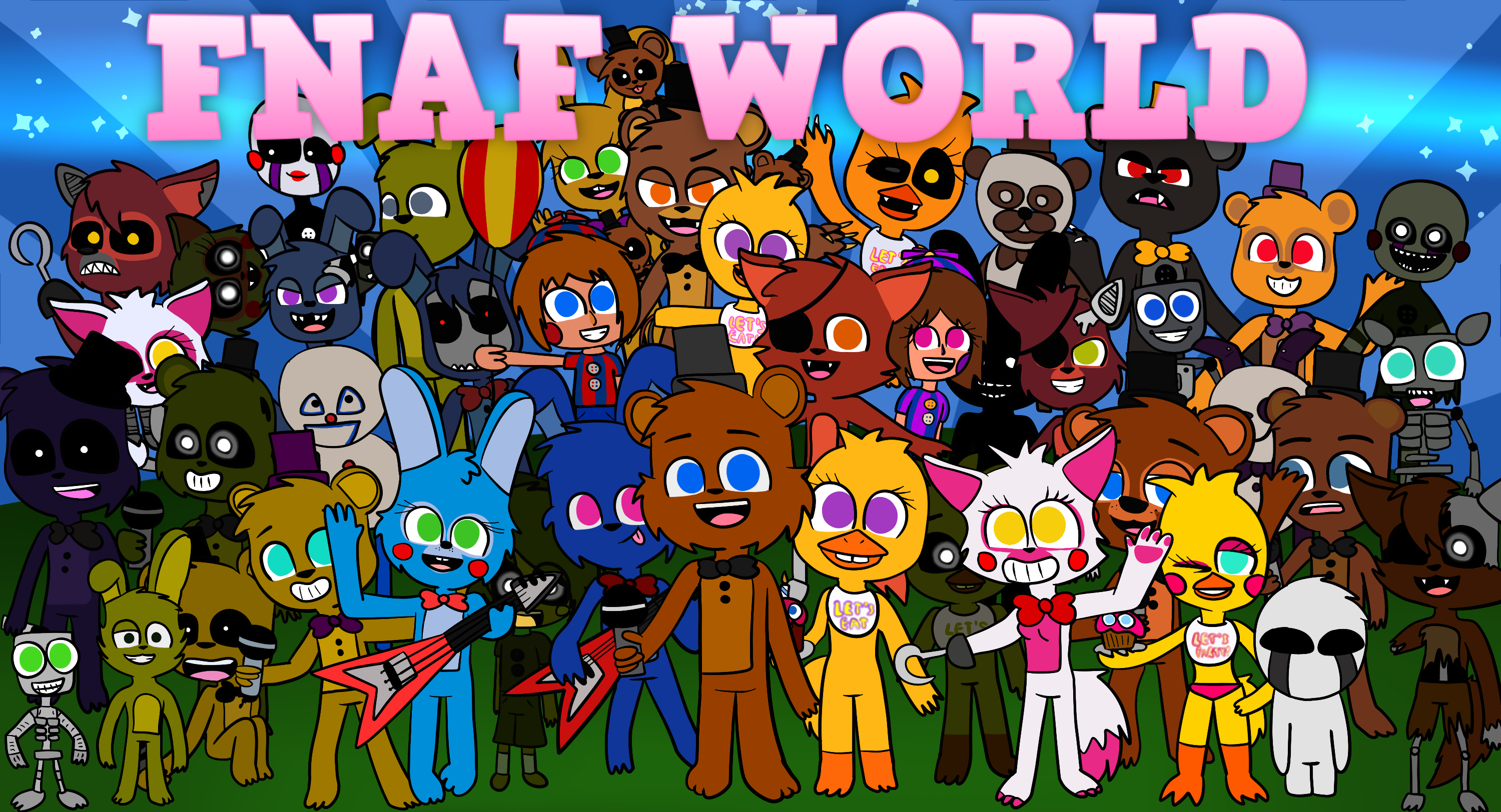 FNaF World 5th Anniversary by FuntimeFreddoFazbear on DeviantArt