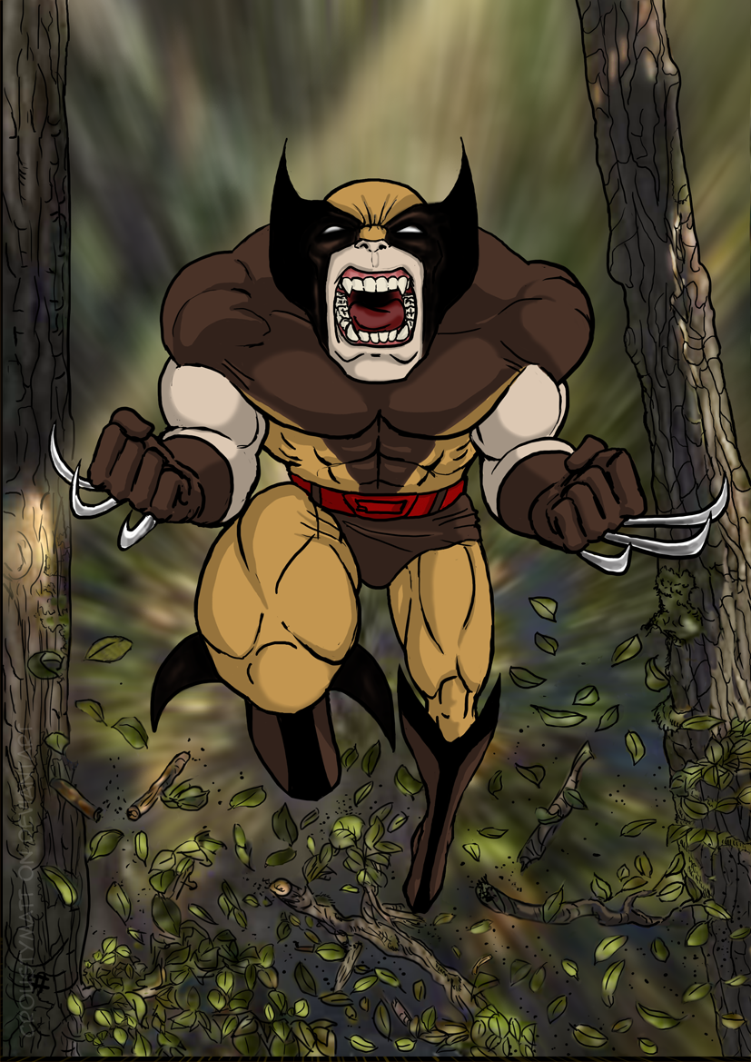 Wolverine-attack