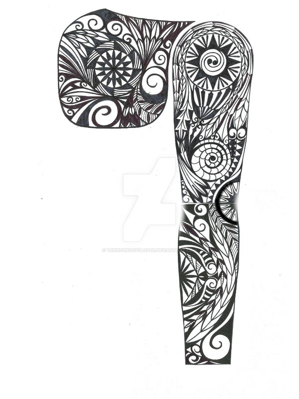Tribal Pec Sleeve Tattoo Design By Thehoundofulster On Deviantart Tribal Pec Sleeve Tattoo Design By Thehoundofulster On Deviantart
