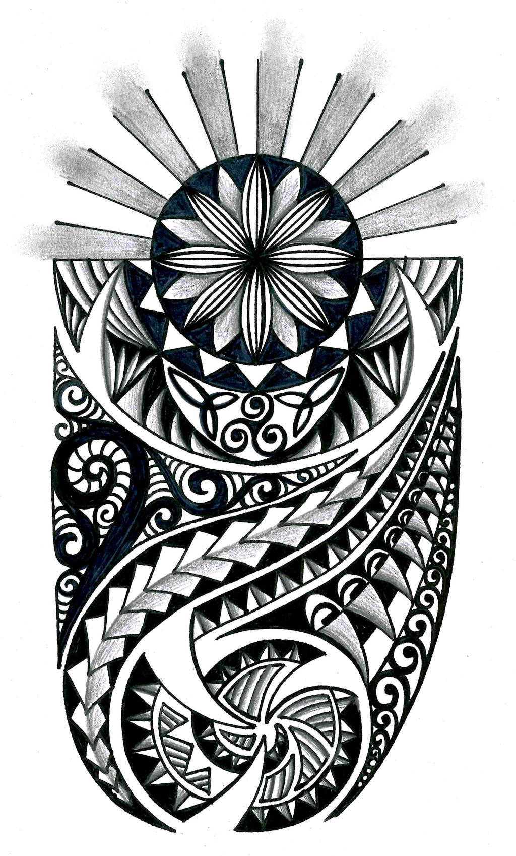 Polynesian tribal design with celtic elements by thehoundofulster on  DeviantArt