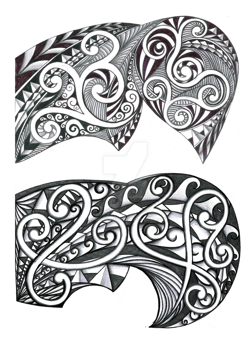 Tribal Designs for shoulder-pec by thehoundofulster on DeviantArt
