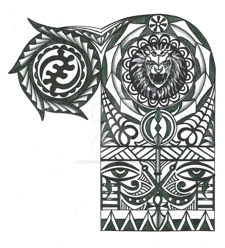 Viking god Tyr mask tattoo by thehoundofulster on DeviantArt
