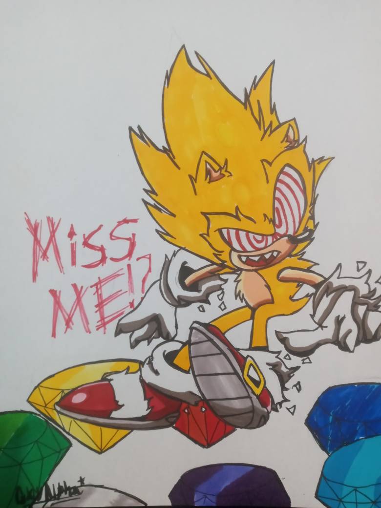 Fleetway Super Sonic - Sonic X by Estefanoida on DeviantArt