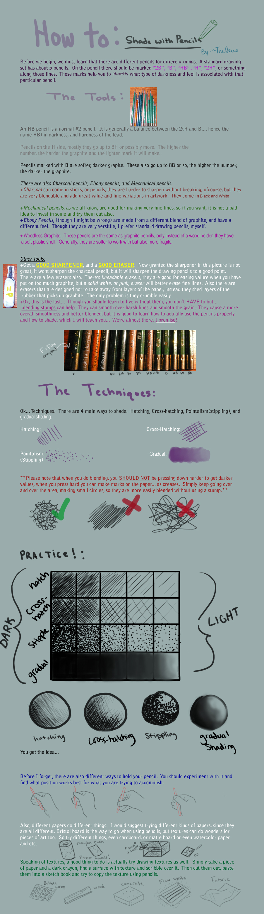 Tutorial : Pencils and Shading