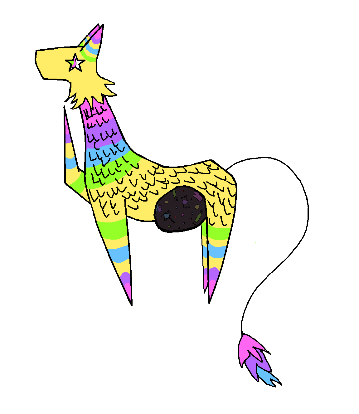 Pinata Creature Pt2 by Cosmic-Flares on DeviantArt