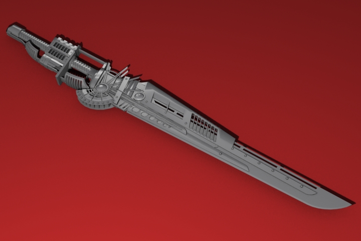 Cyber Sword - Untextured