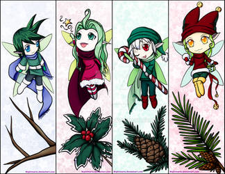 Winter fairy bookmarks!