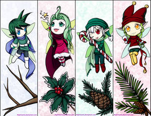 Winter fairy bookmarks!
