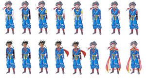 MangaDCU: Superboy-costume design chart