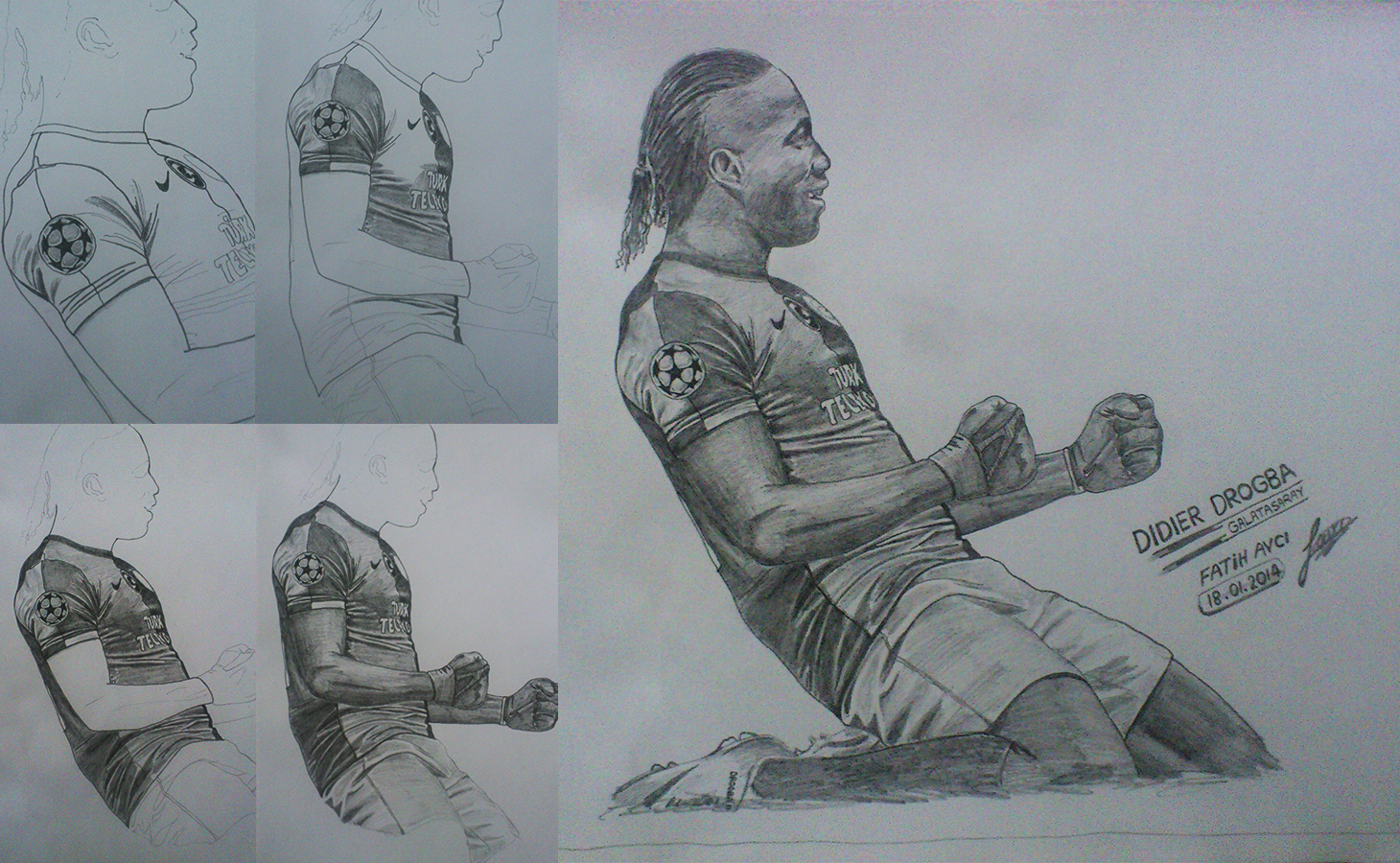 Didier Drogba drawing