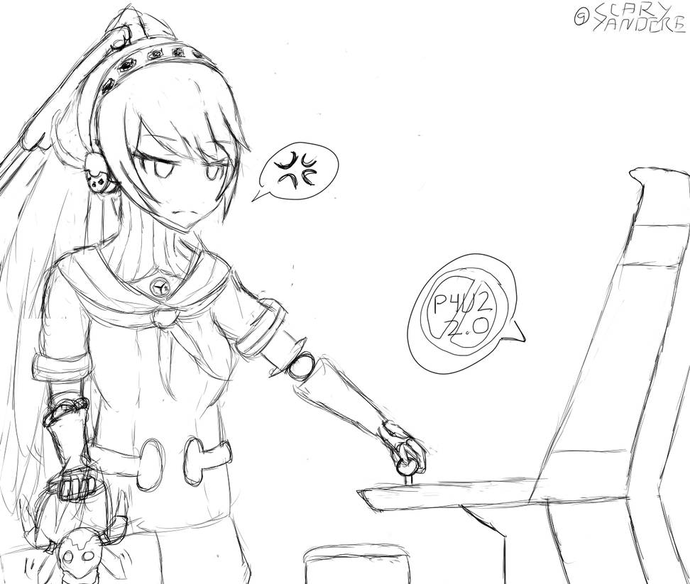 Shadow Labrys Cut In Shadow Labrys at the Arcade by Scary-Yandere on DeviantArt