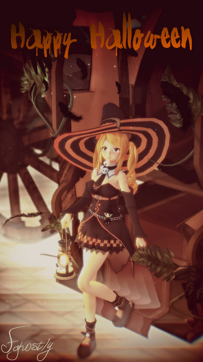 (MMD) Fairy Tail - Lucy Witch by Fghostly on DeviantArt