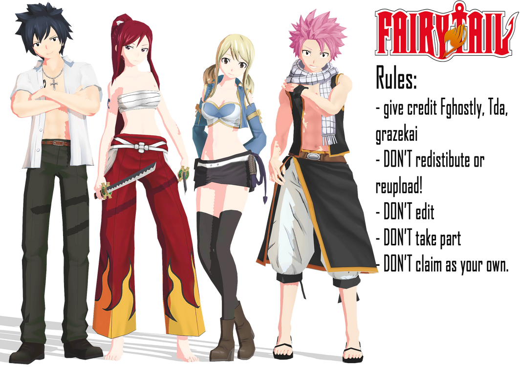 MMD) Fairy Tail [DL] by Fghostly on DeviantArt
