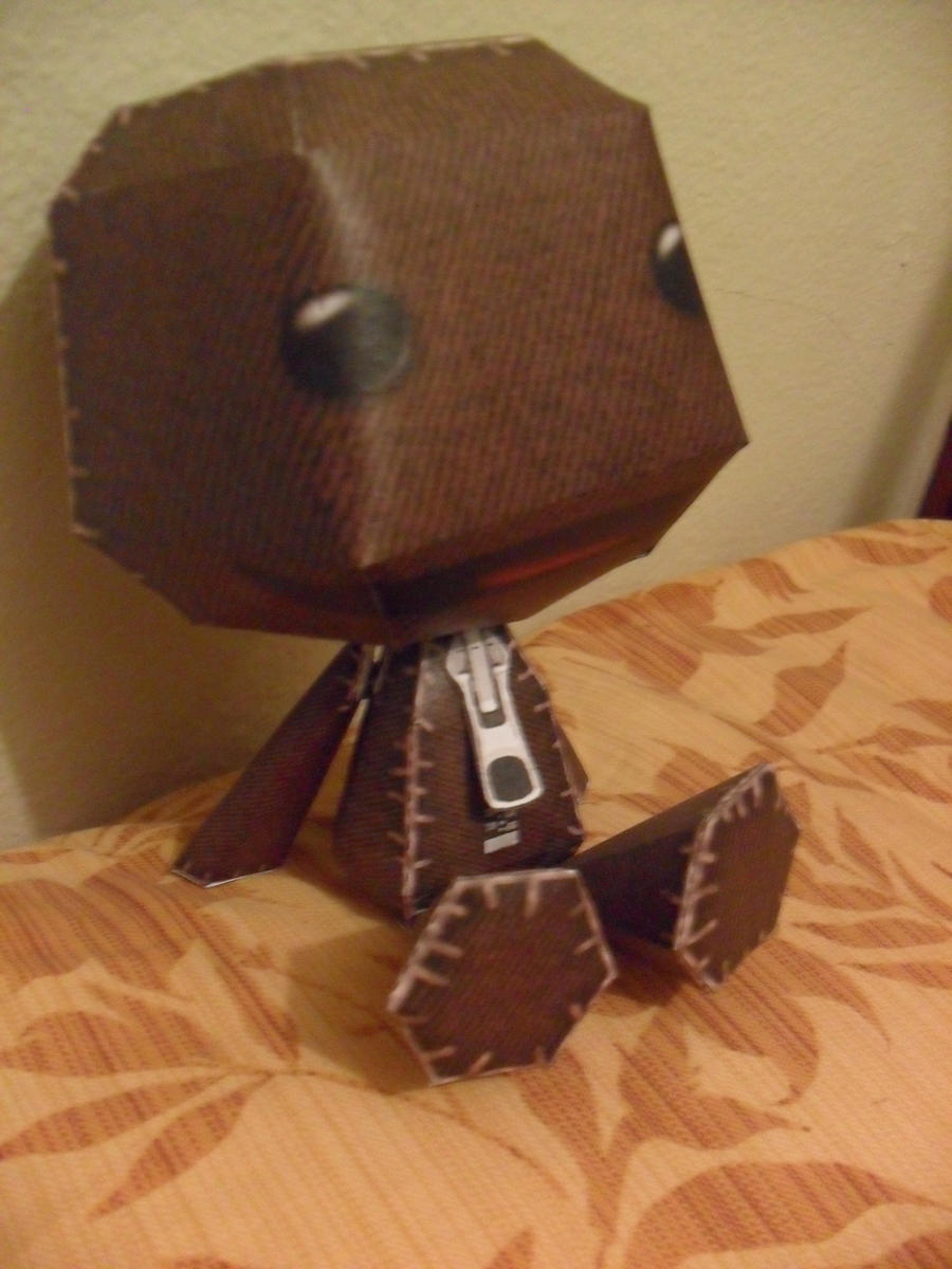 Paper Sackboy sack boy by puccapucca12 on DeviantArt